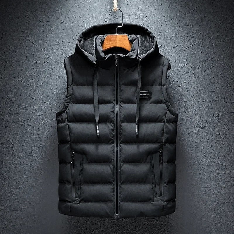 Alpine Thermo Puffer Vest - Black
