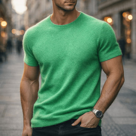Auro Cashmere Tee - Green