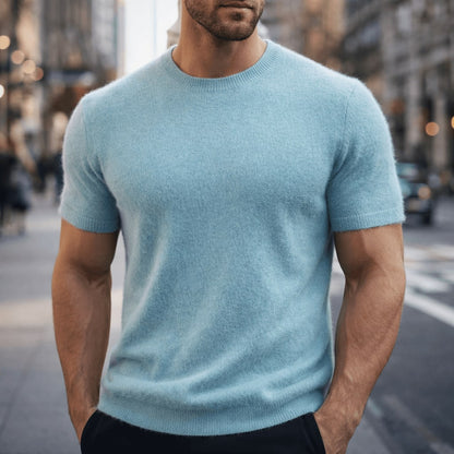 Auro Cashmere Tee - Mint