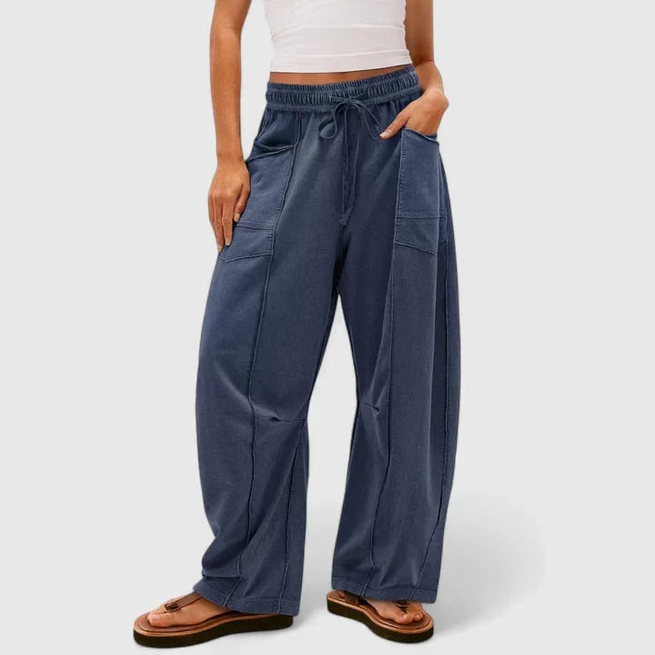 Comfortable Pants for Women - Ocean Blue