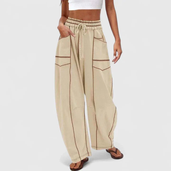 Comfortable Pants for Women - White