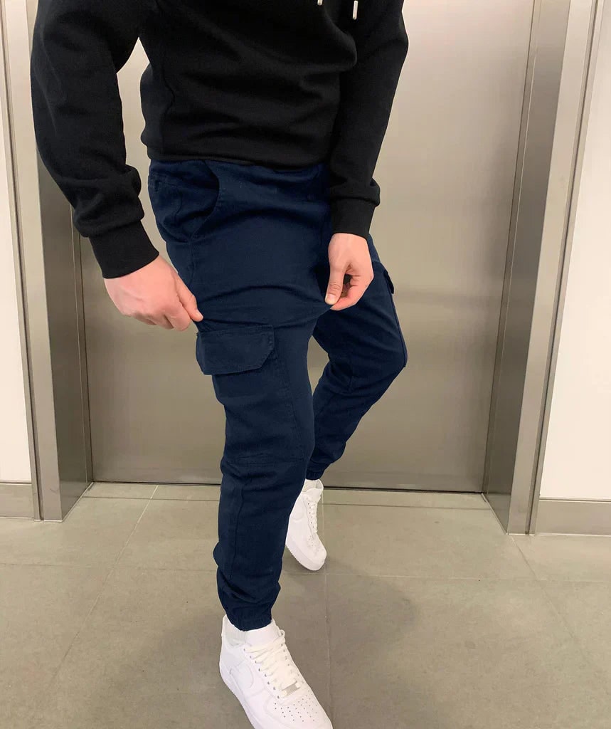 Drawstring Cargo Pants for Men