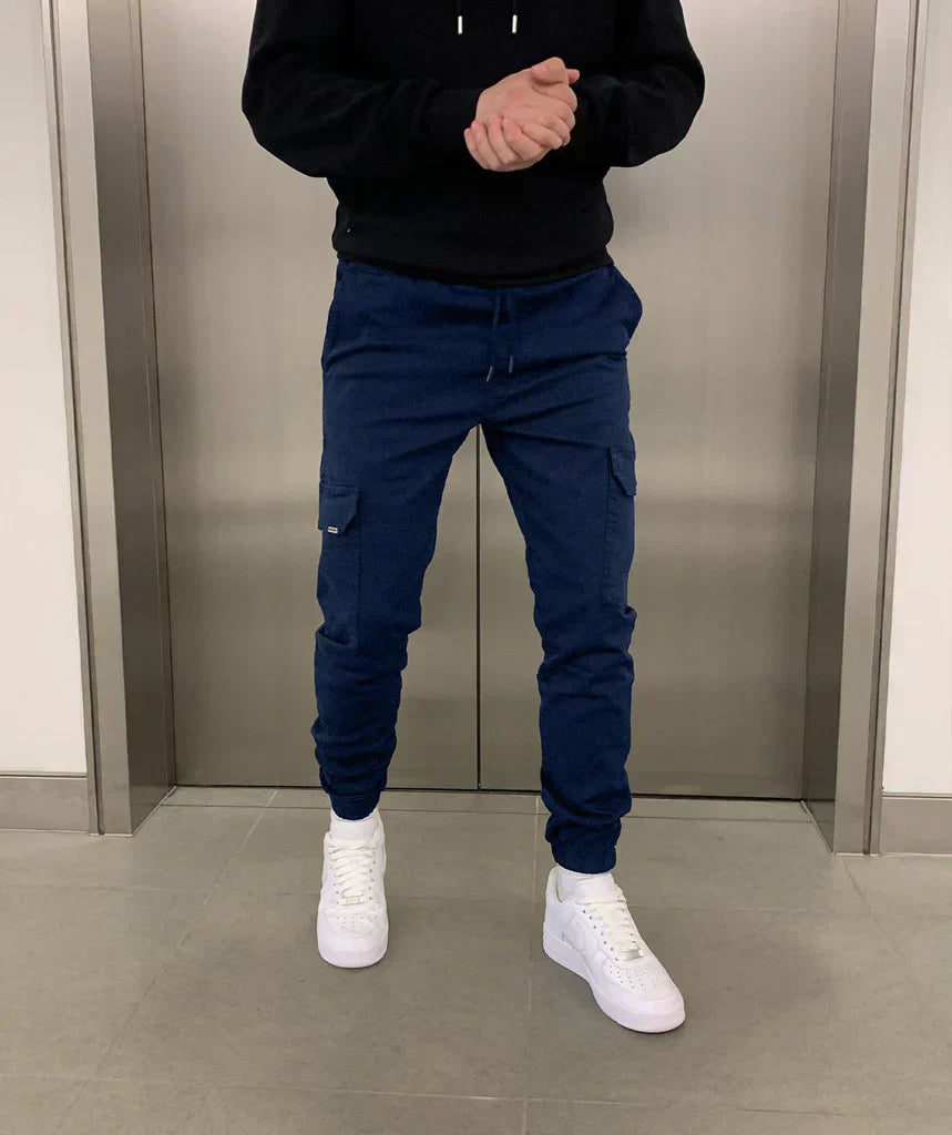 Drawstring Cargo Pants for Men