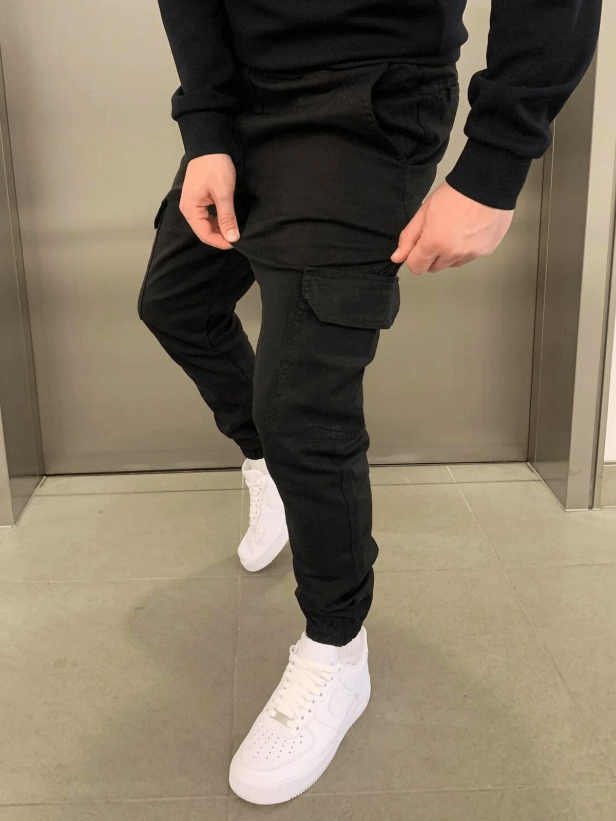 Drawstring Cargo Pants for Men