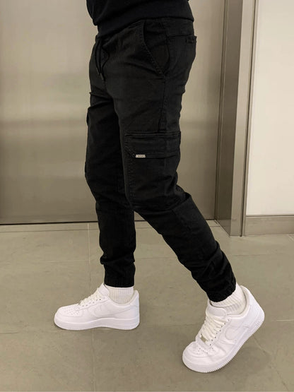 Drawstring Cargo Pants for Men