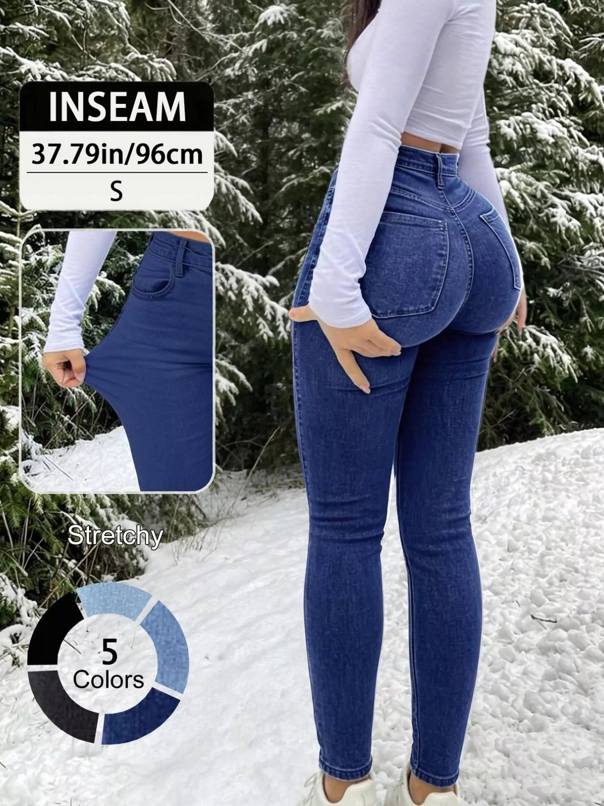 High-Waisted Skinny Jeans for Women