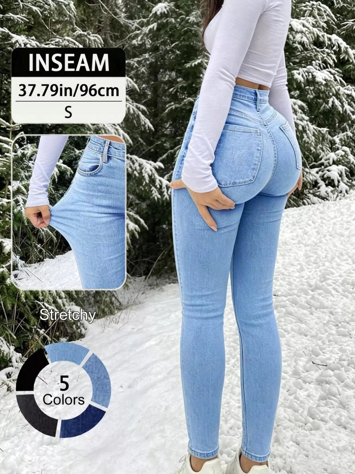 High-Waisted Skinny Jeans for Women