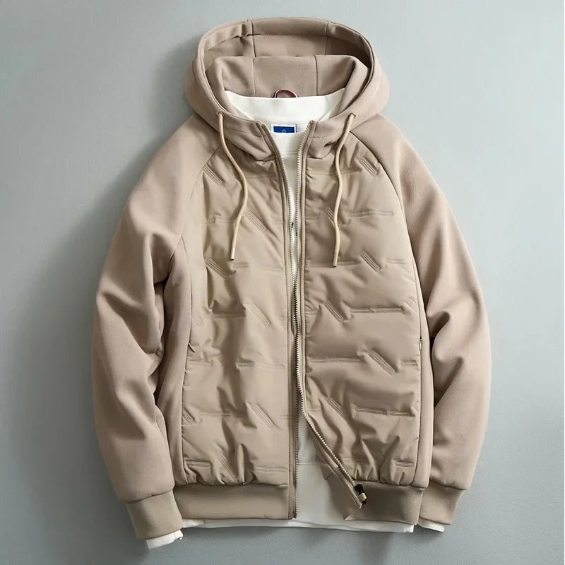 Hooded Oversized Coat - Khaki