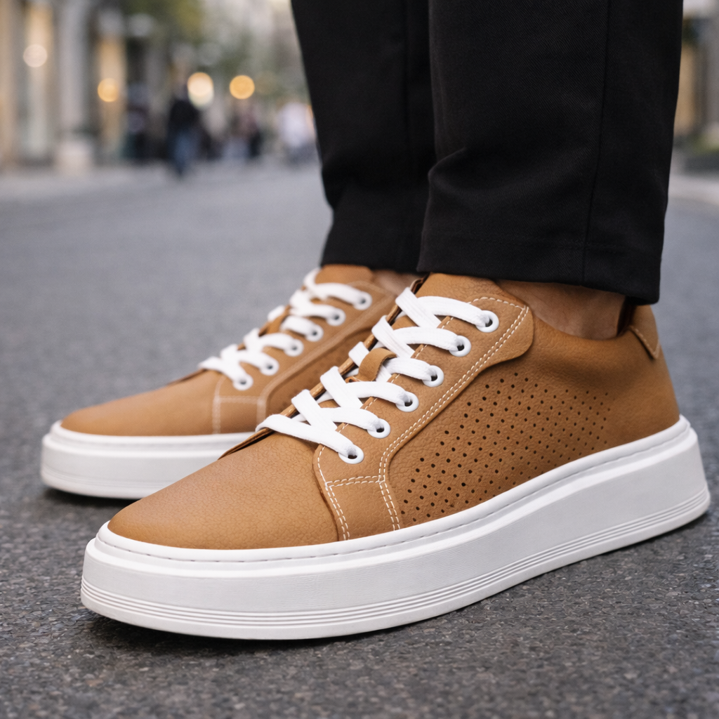 Belcanto Orthopedic Leather Sneakers