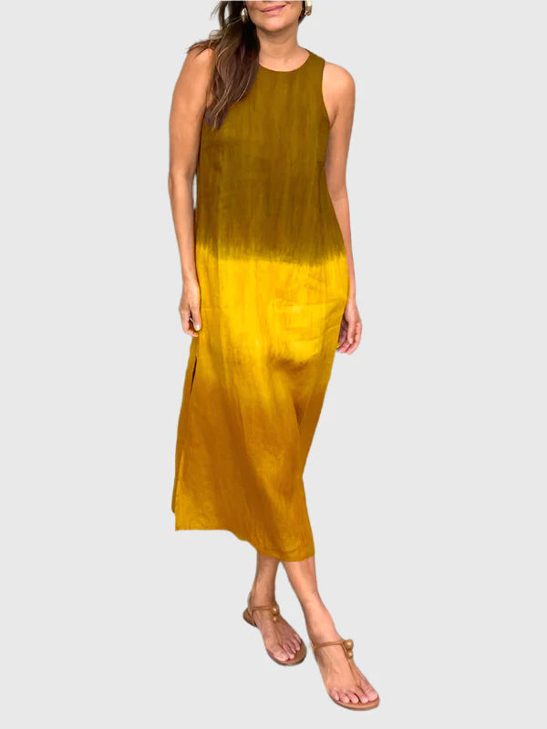 Printed Midi Dress