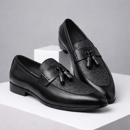 Calvino Leather Tassel Orthopedic Loafers