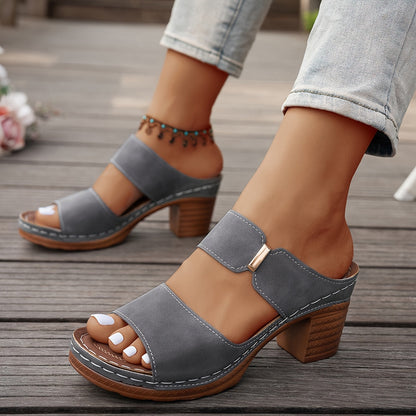 Aurelia Cushioned Flat Sandals