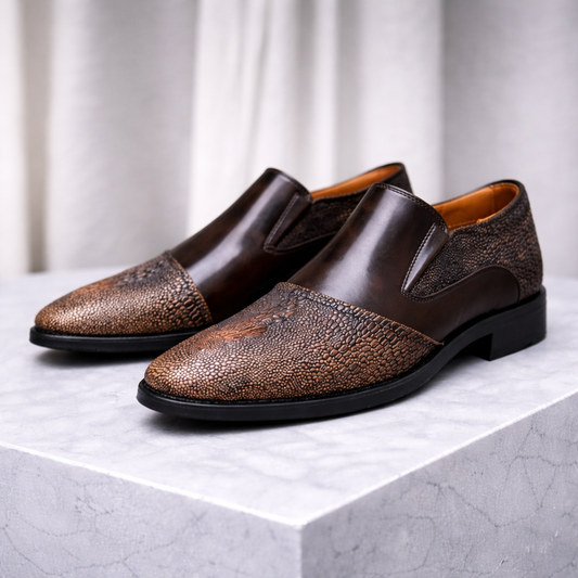 Montaro Leather Slip-On Orthopedic Sneakers