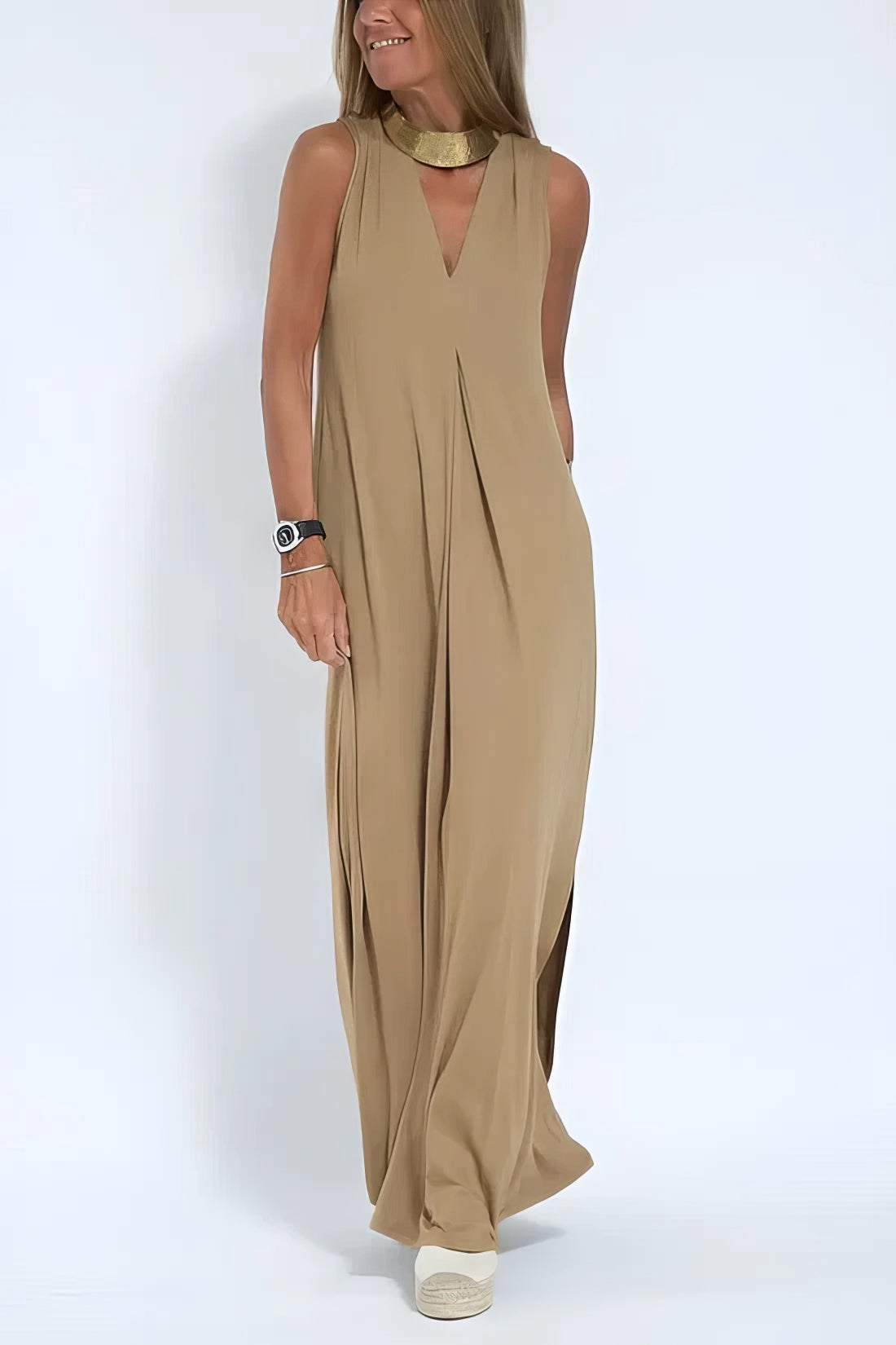 Draped Maxi Dress