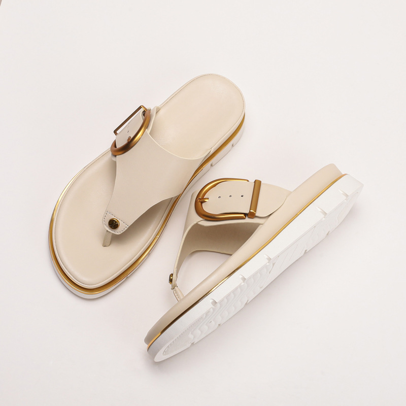 Serena Adjustable Strap Flat Sandals