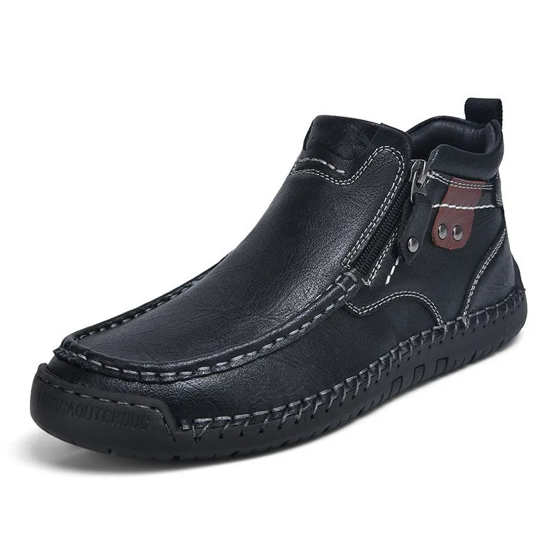 Savonti Orthopedic Leather Ankle Boots