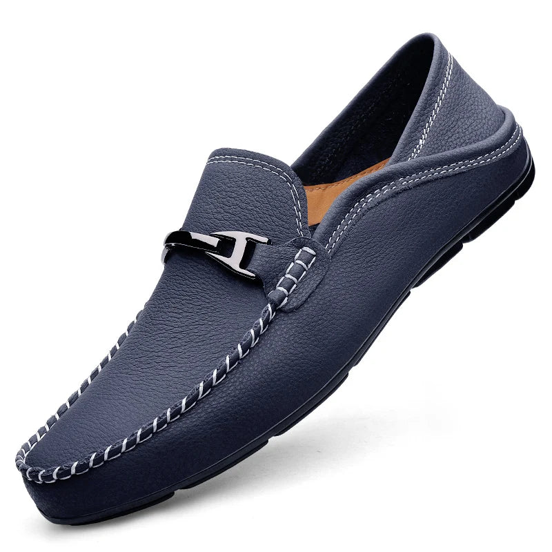 Montaro Leather Slip-On Loafers