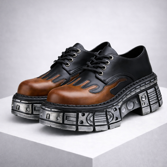 Draven Orthopedic Leather Platform Boots
