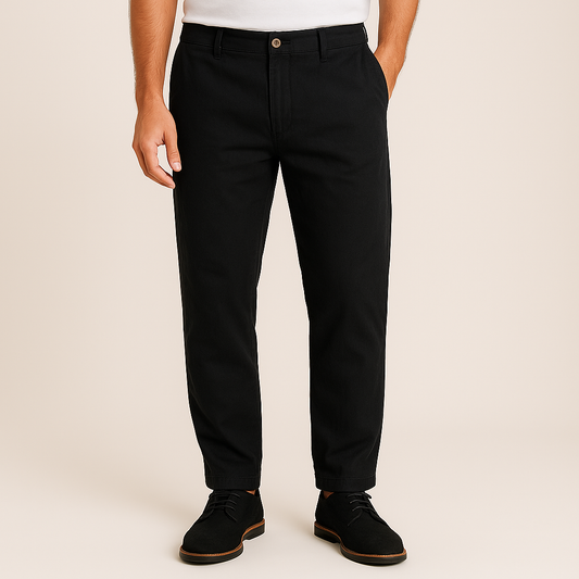 Men's Linen-Cotton Tapered Pants