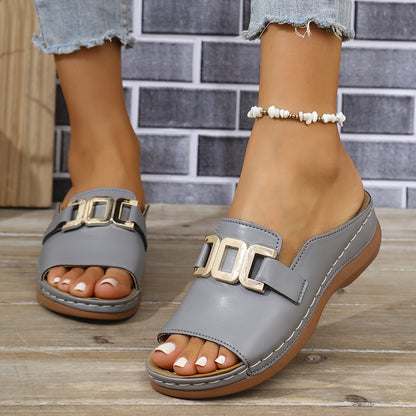 Belina Cushioned Buckle Sandals