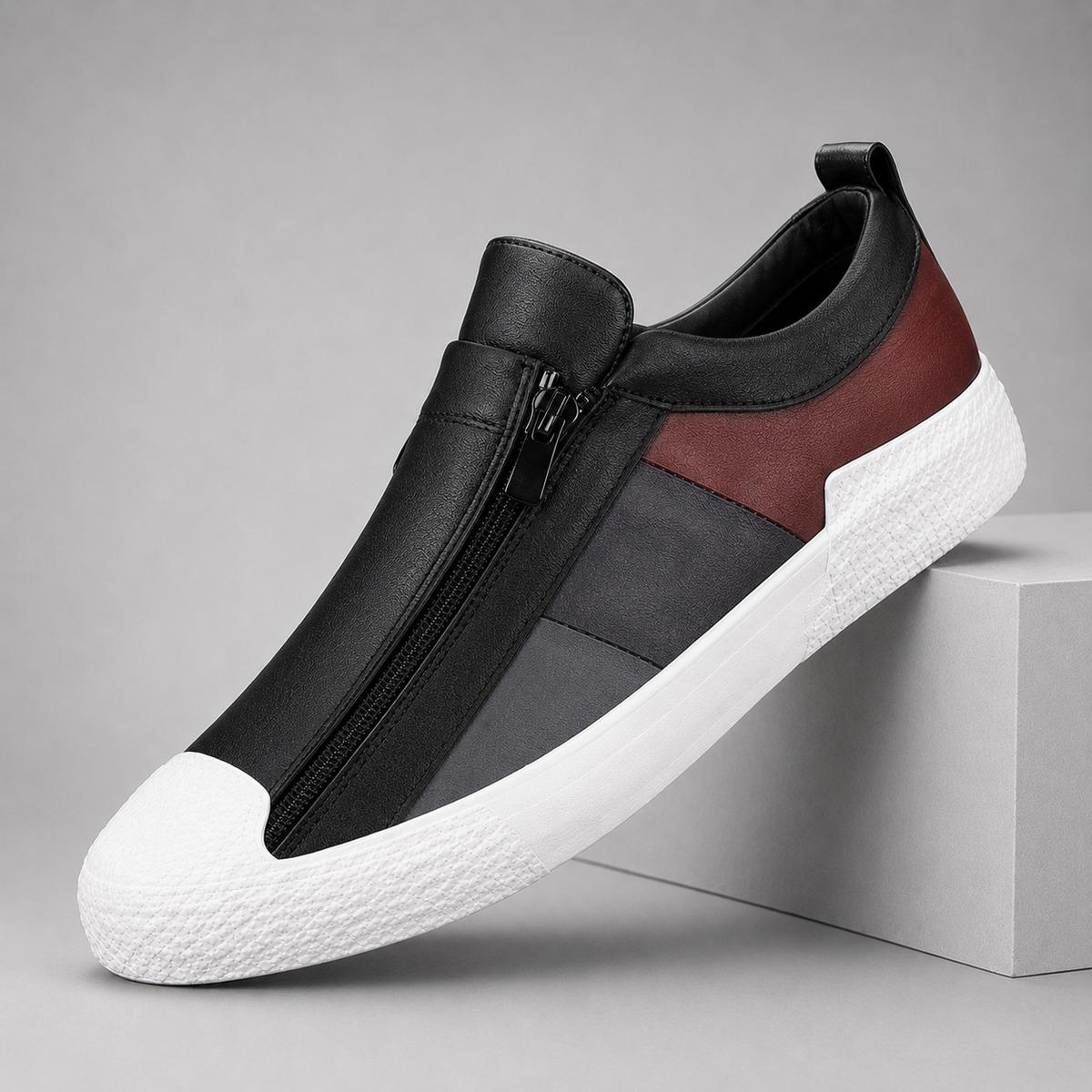 Men's Leather Orthopedic Slip-On Sneakers