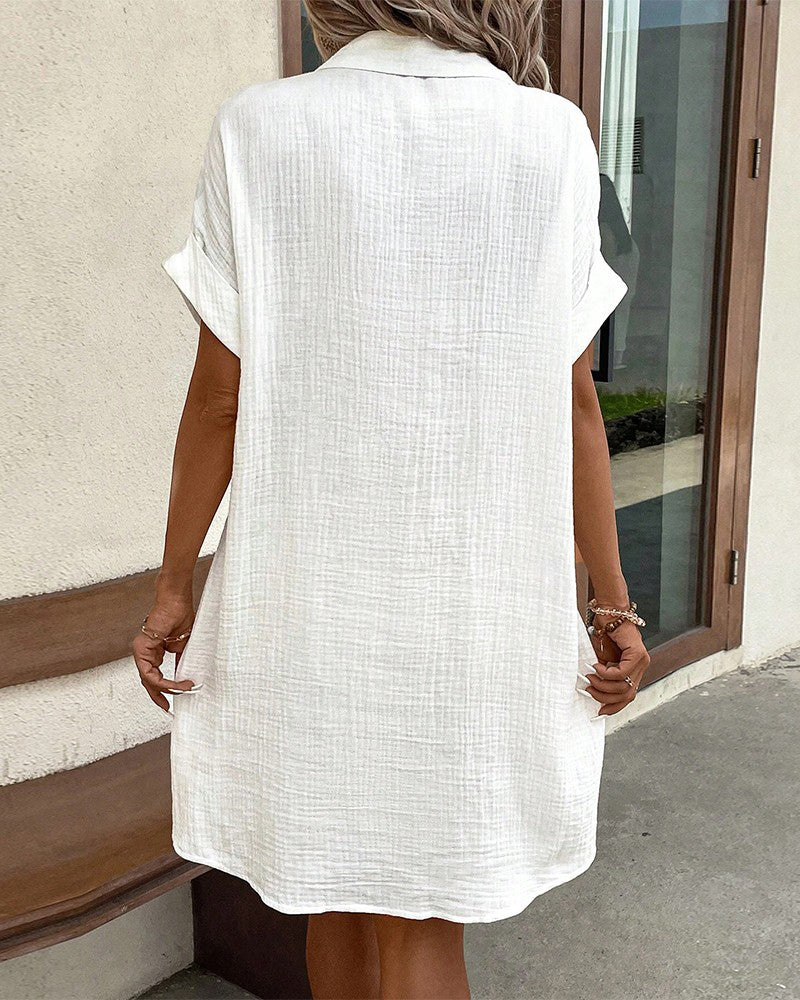Linen Shirt Dress