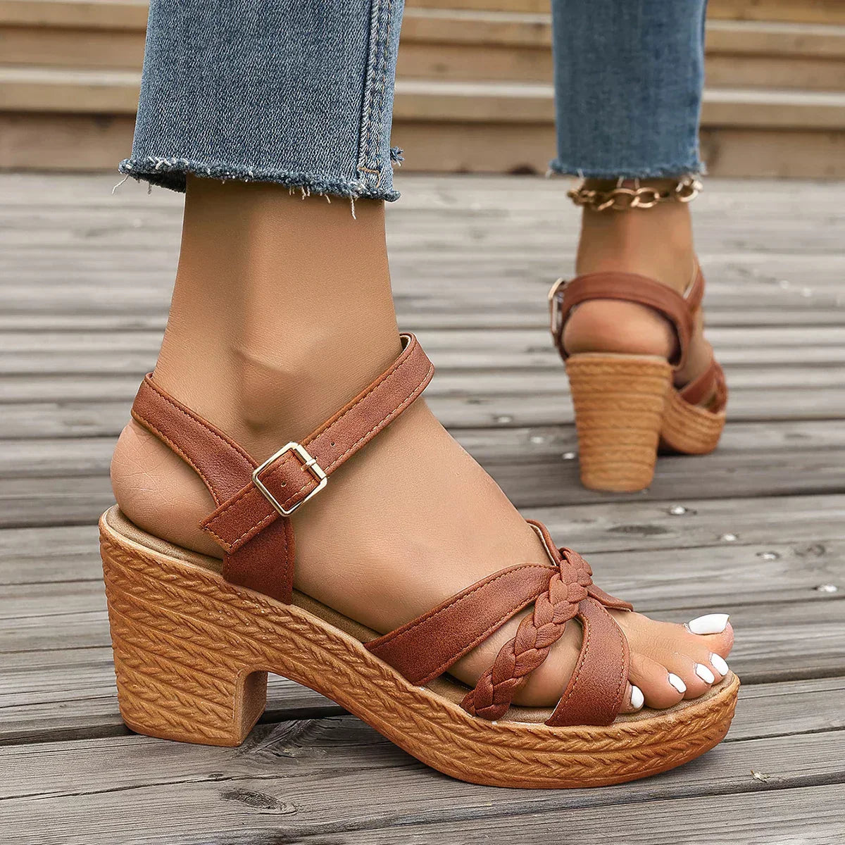 Solana Adjustable Flat Sandals