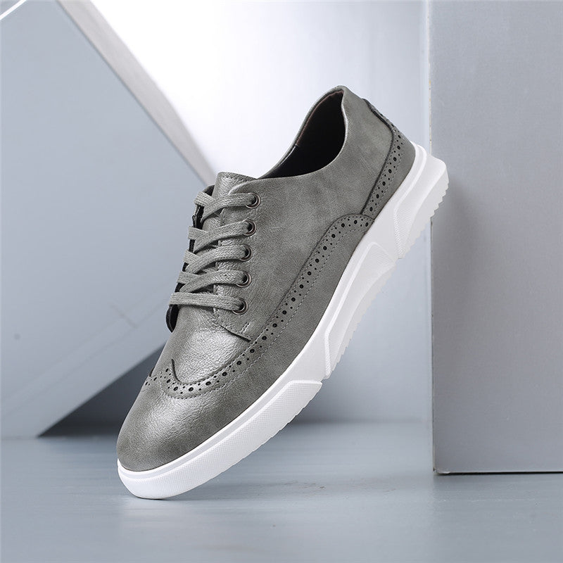 Carelli Orthopedic Leather Low-Top Sneakers