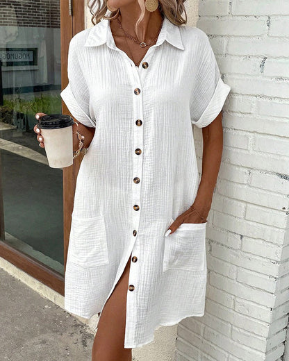 Linen Shirt Dress