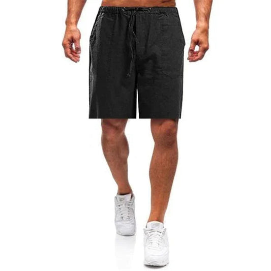 Men's Linen Drawstring Shorts