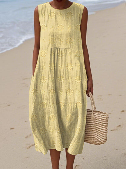 Sleeveless Midi Dress