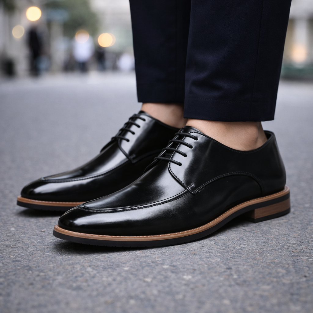 Rivano Leather Orthopedic Dress Sneakers