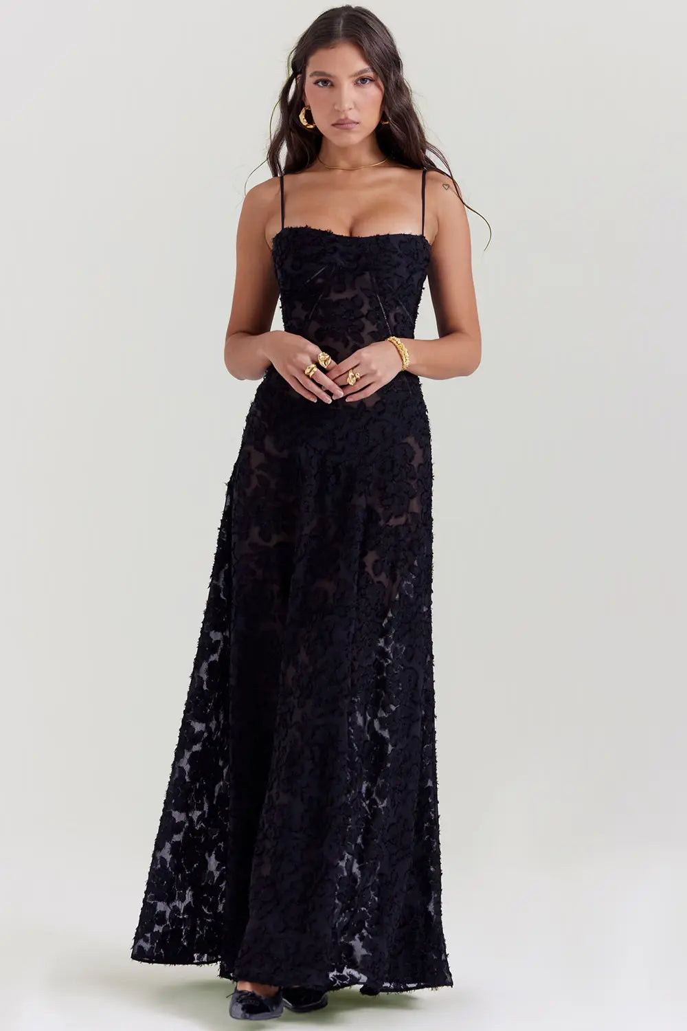 Open-Back Maxi Dress