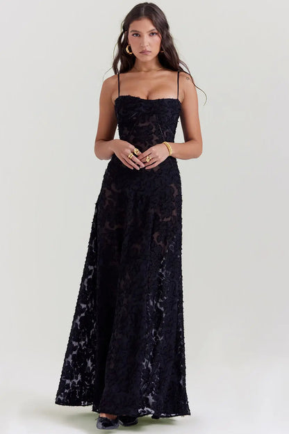 Open-Back Maxi Dress