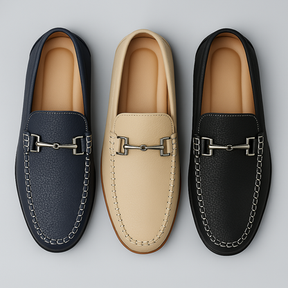 Montaro Leather Slip-On Loafers