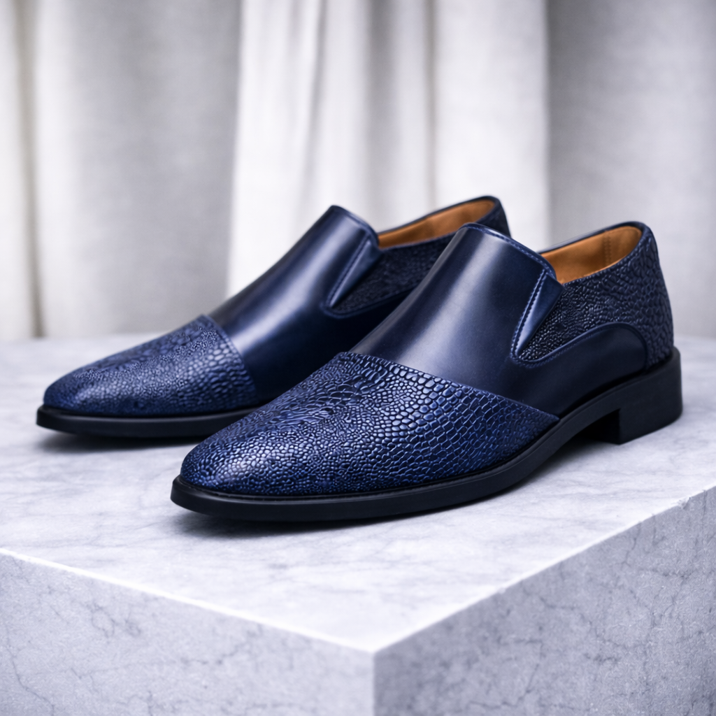 Montaro Leather Slip-On Orthopedic Sneakers