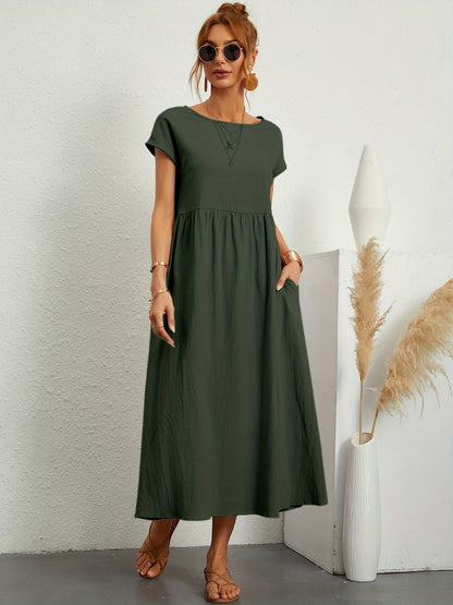Avalina Smocked Maxi Dress