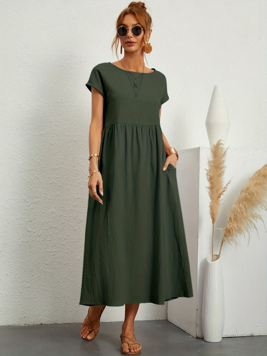 Avalina Smocked Maxi Dress