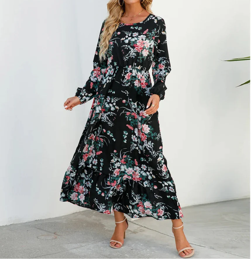 Sylvaine Floral Smocked Maxi Dress