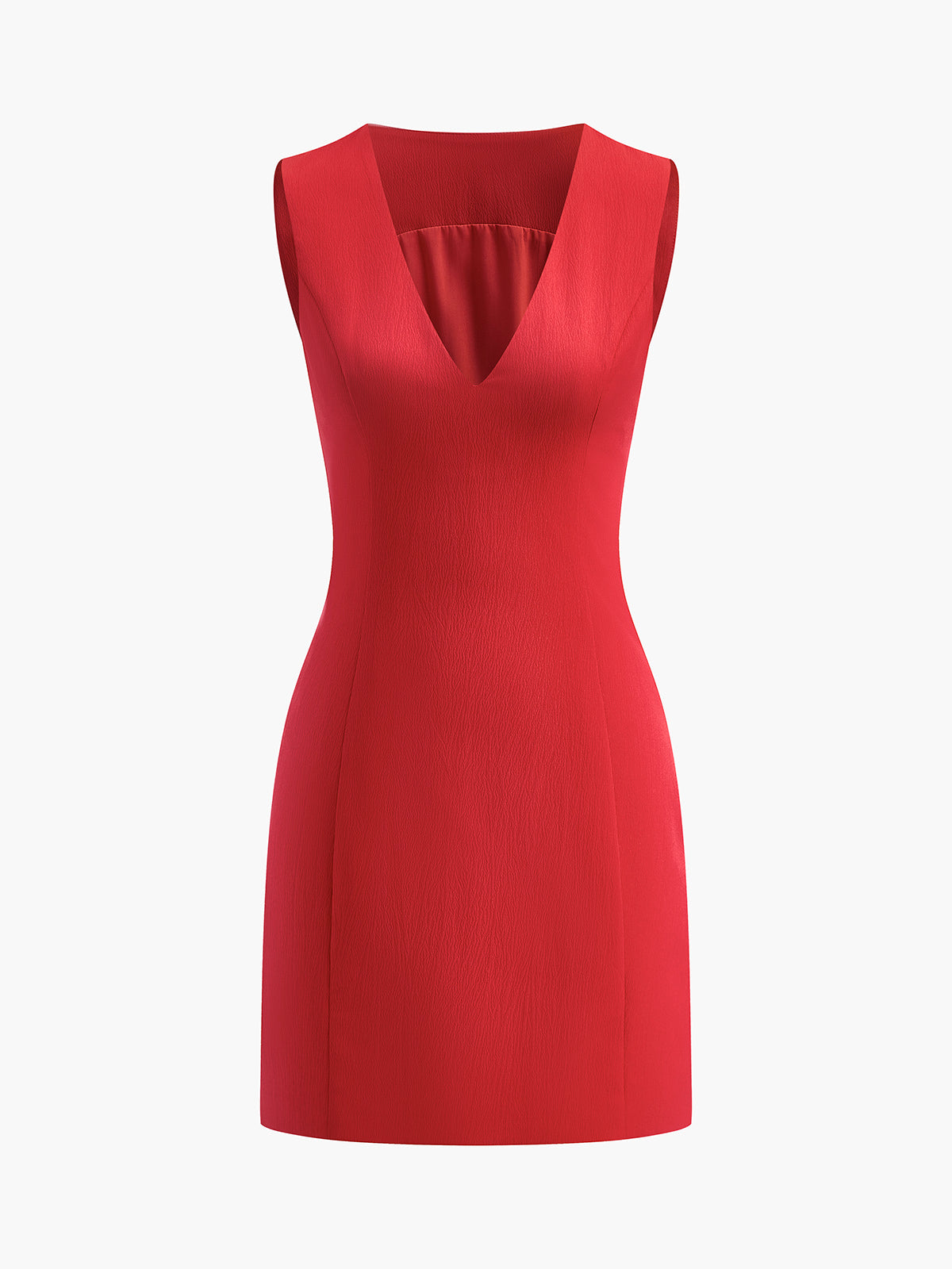 Vivienne V-Neck Fitted Mini Dress