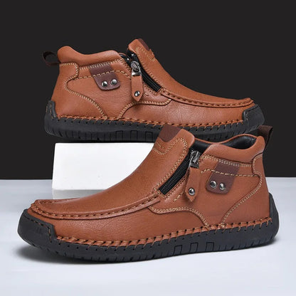 Savonti Orthopedic Leather Ankle Boots
