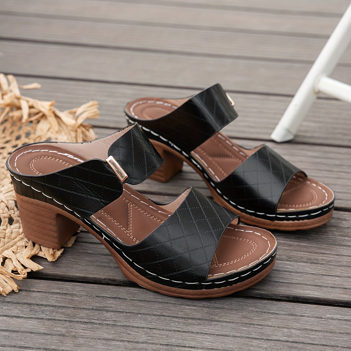 Aurelia Cushioned Flat Sandals