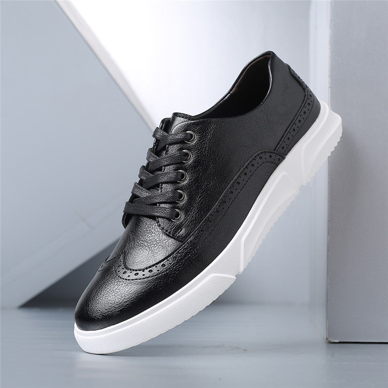 Carelli Orthopedic Leather Low-Top Sneakers