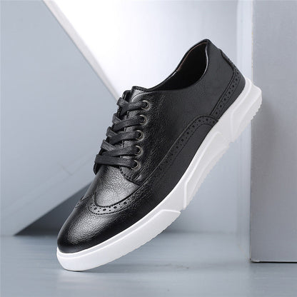 Carelli Orthopedic Leather Low-Top Sneakers