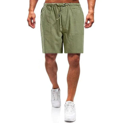Men's Linen Drawstring Shorts