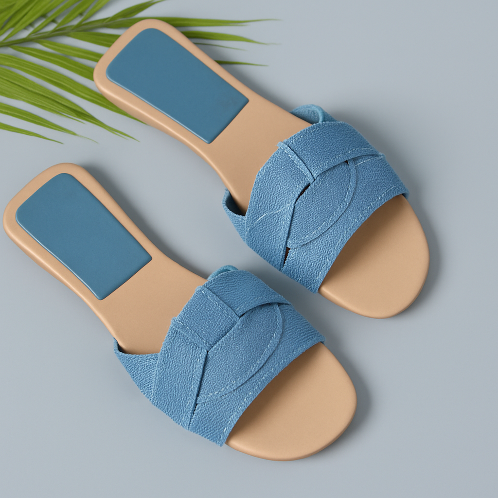 Avalyn Cushioned Slide Sandals