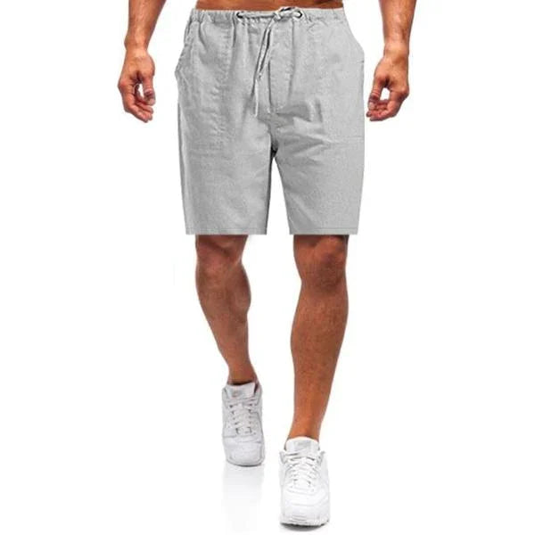 Men's Linen Drawstring Shorts