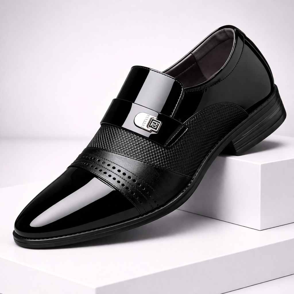 Montaro Leather Slip-On Loafers