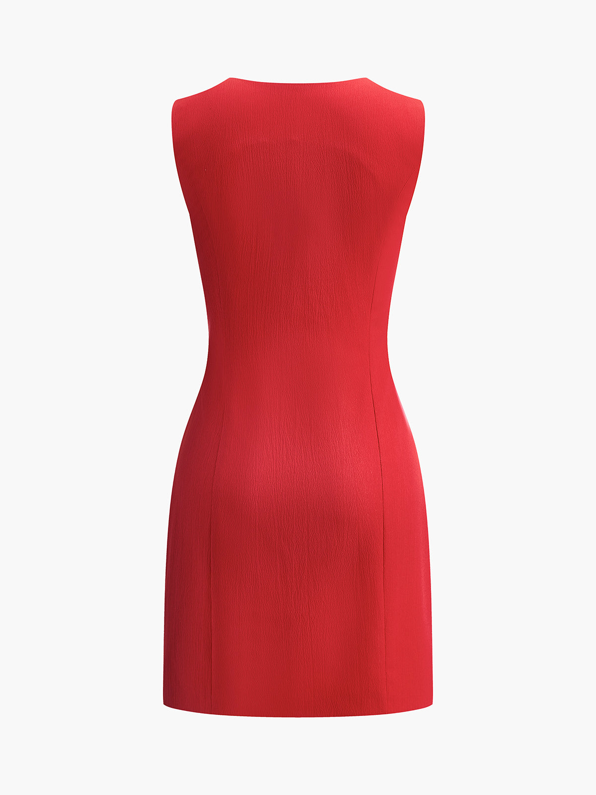 Vivienne V-Neck Fitted Mini Dress