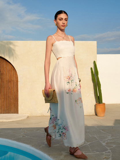 Seraphine Floral Bandeau Maxi Dress